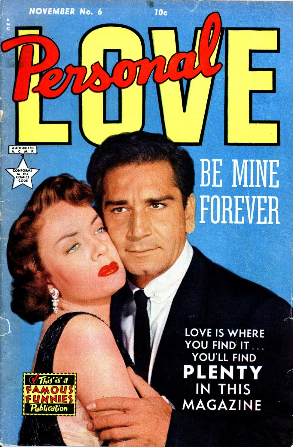 Comic Book Cover For Personal Love 6