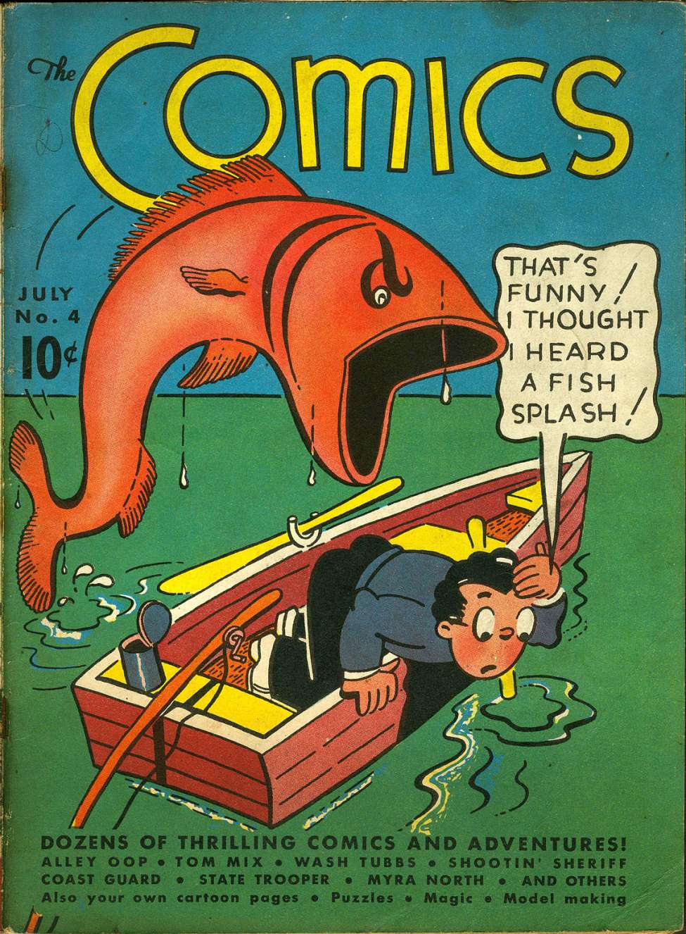 Comic Book Cover For The Comics 4