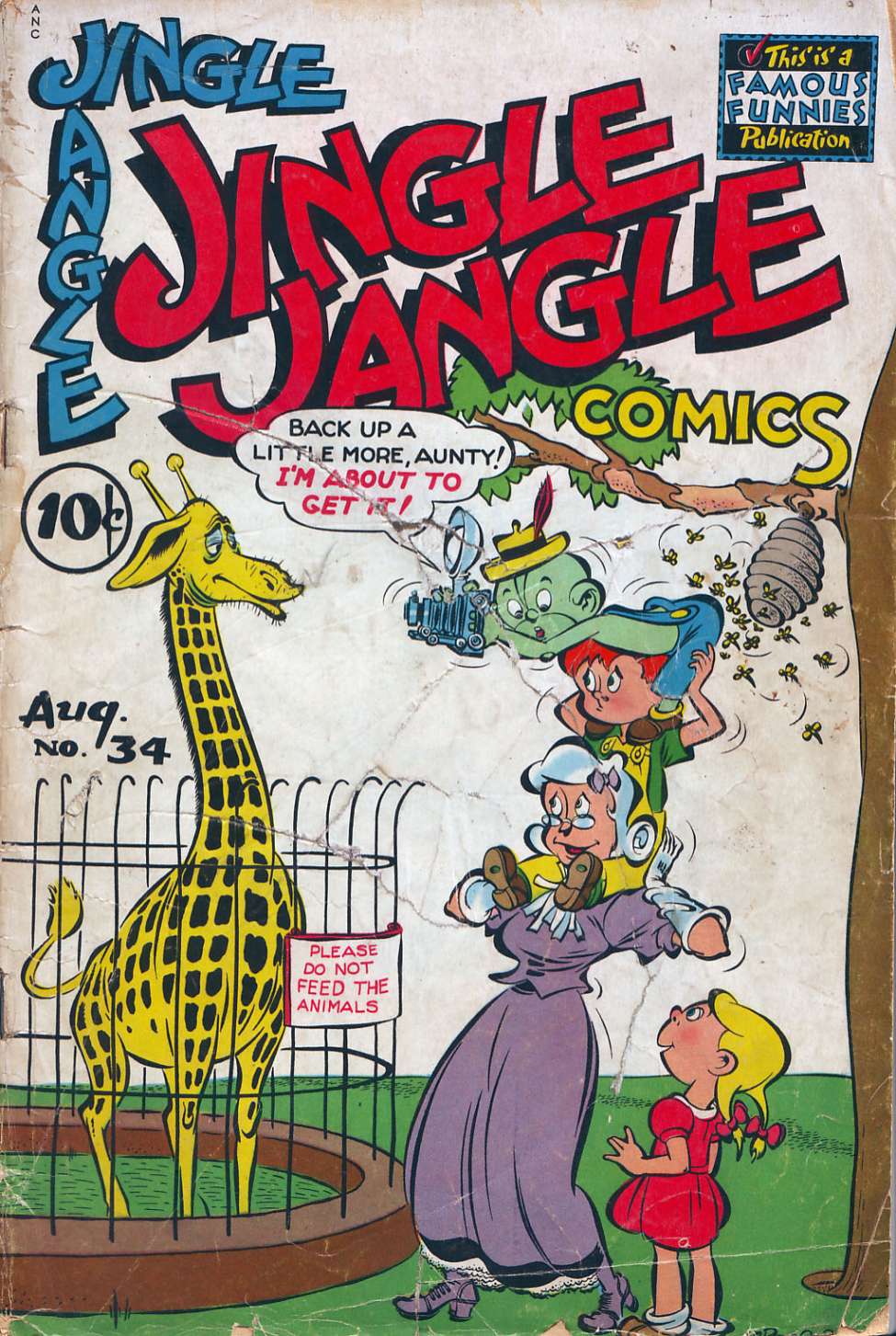 Comic Book Cover For Jingle Jangle Comics 34