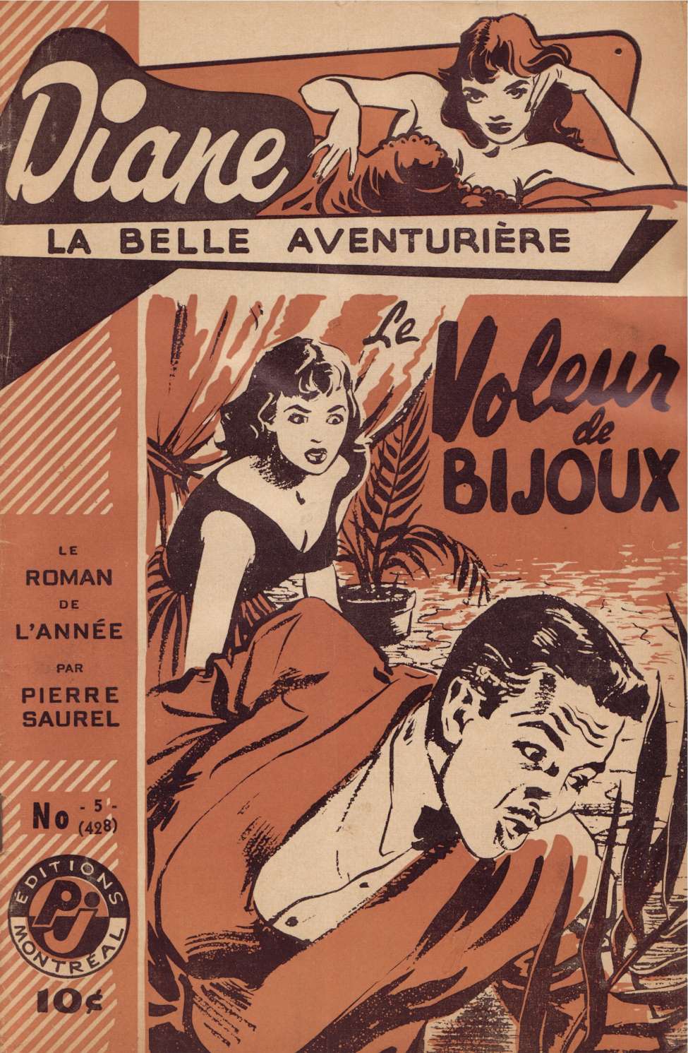 Comic Book Cover For Diane, La Belle Aventuriere 5 - Le voleur de bijoux