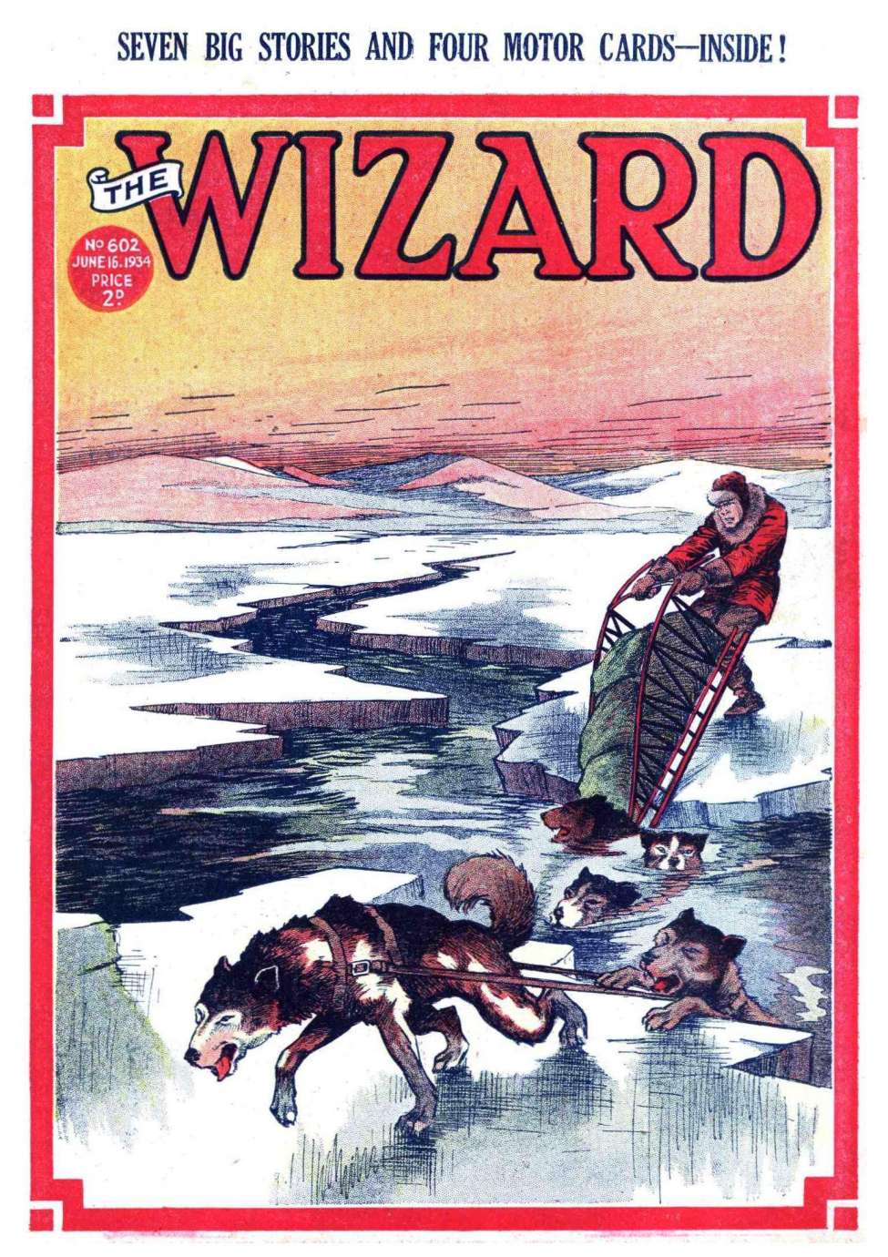Comic Book Cover For The Wizard 602