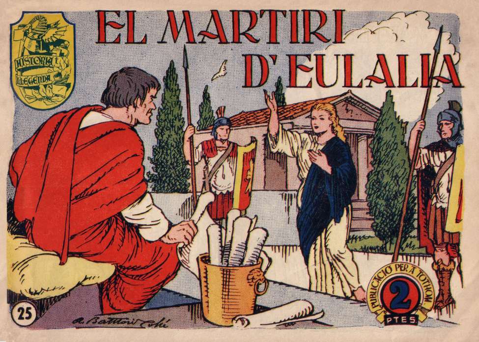 Comic Book Cover For Història i llegenda 25 - El martiri d'Eulalia