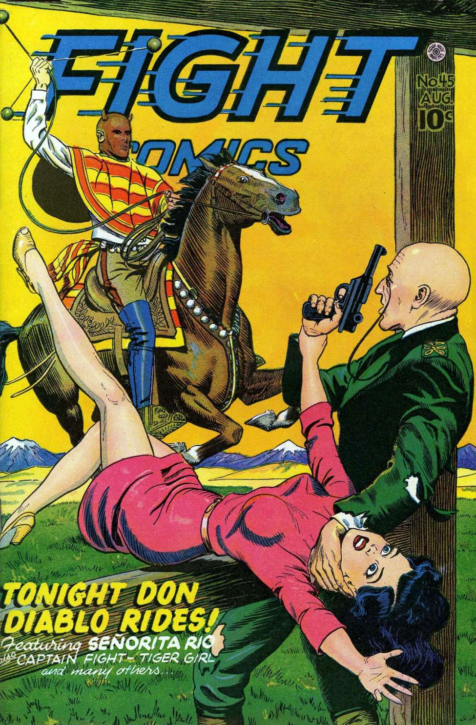 Comic Book Cover For Fight Comics 45