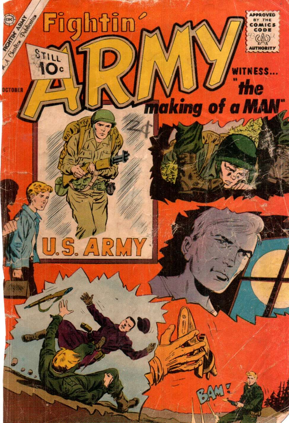 Comic Book Cover For Fightin' Army 43