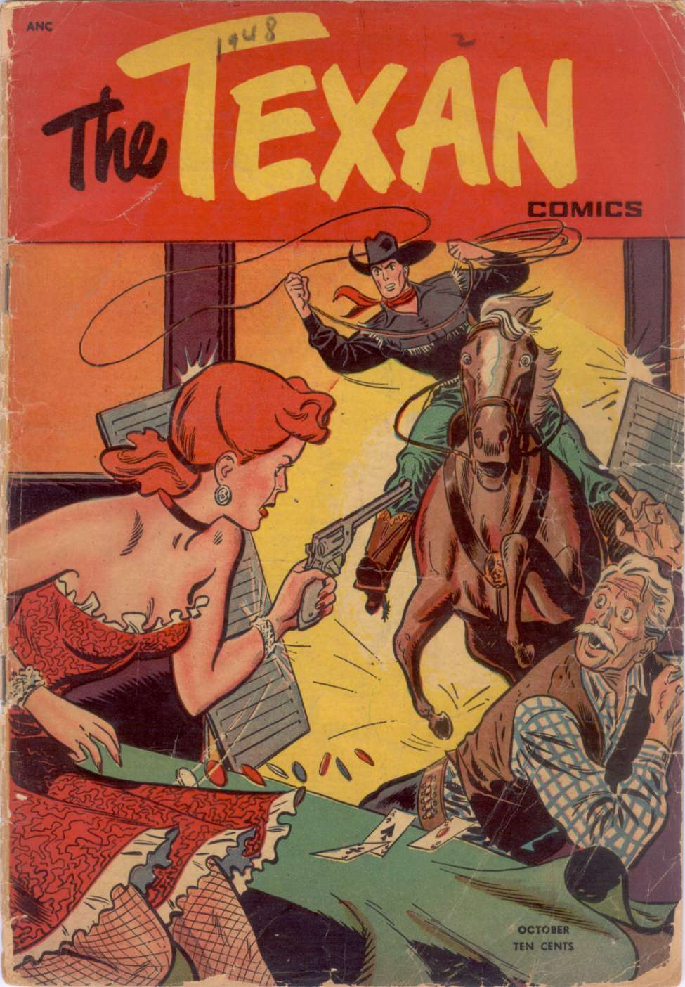 Comic Book Cover For The Texan 2