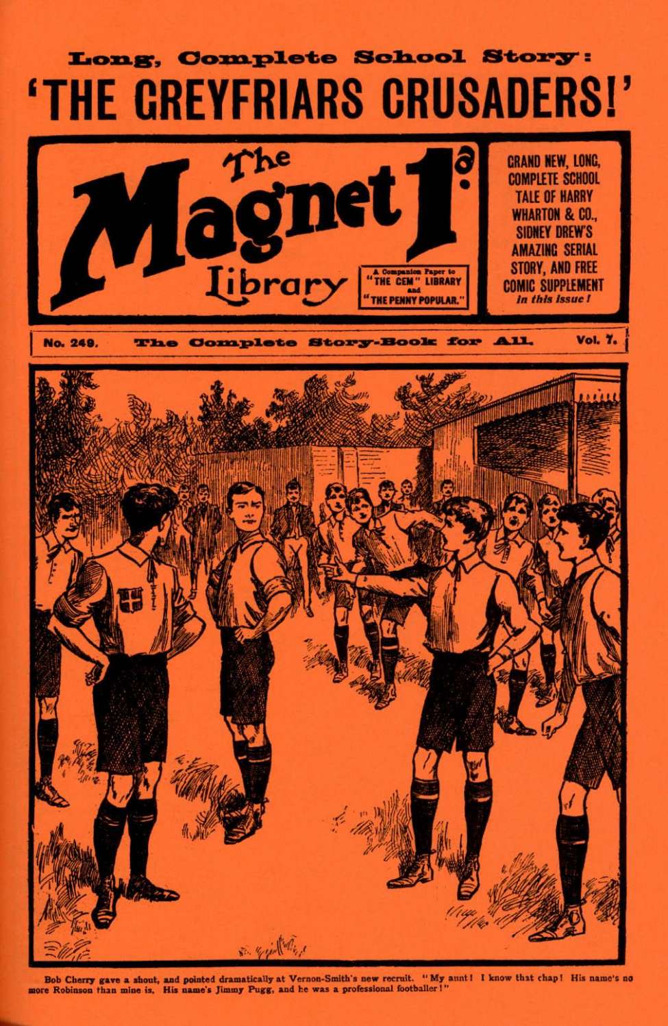Book Cover For The Magnet 249 - The Greyfriars Crusaders