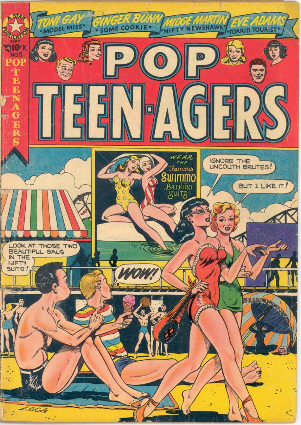 Comic Book Cover For Popular Teen-Agers 5