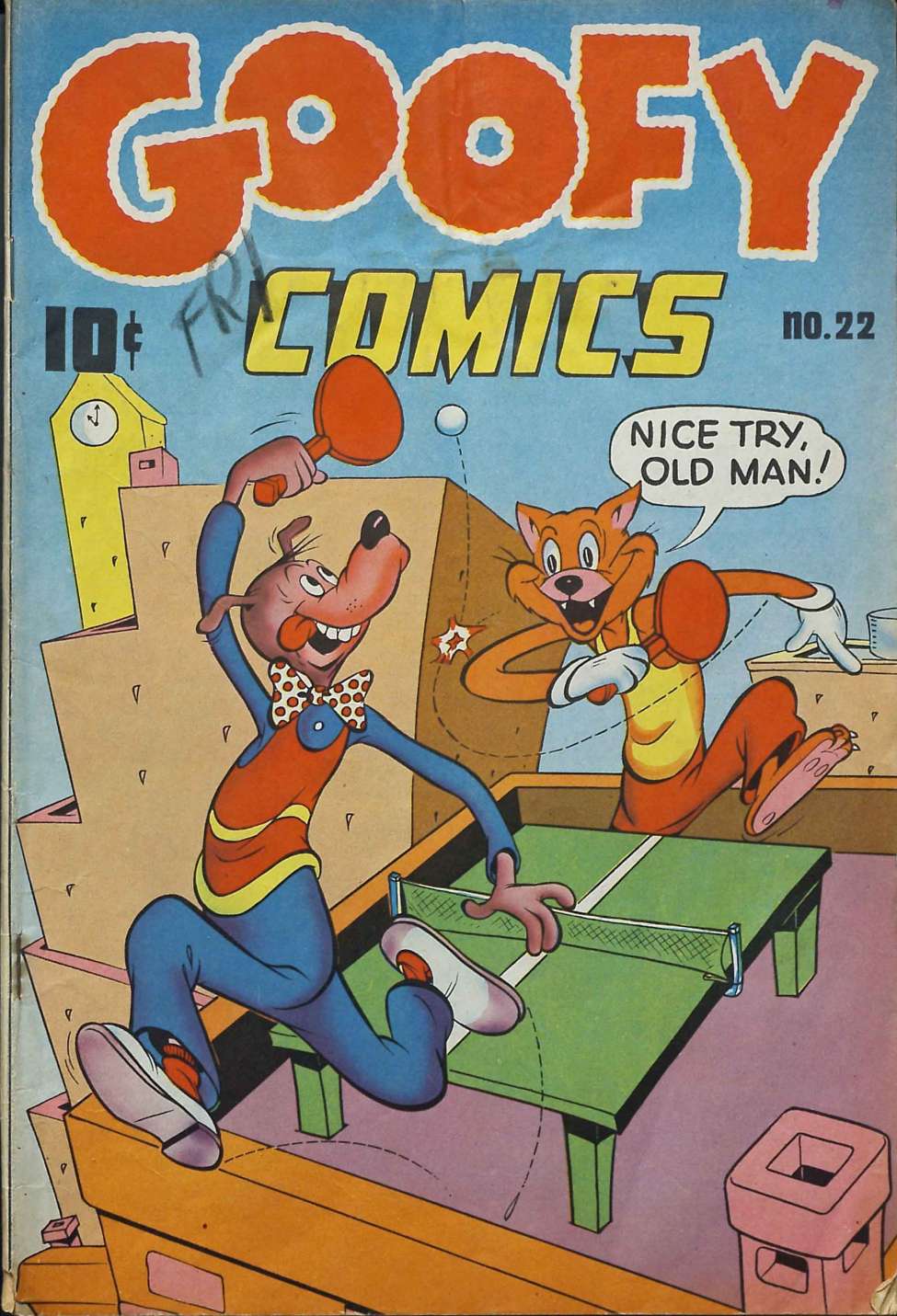 Comic Book Cover For Goofy Comics 22