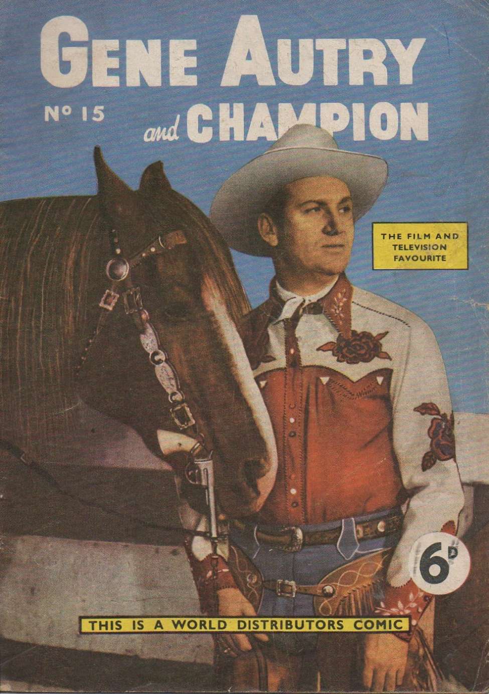 Book Cover For Gene Autry And Champion 15