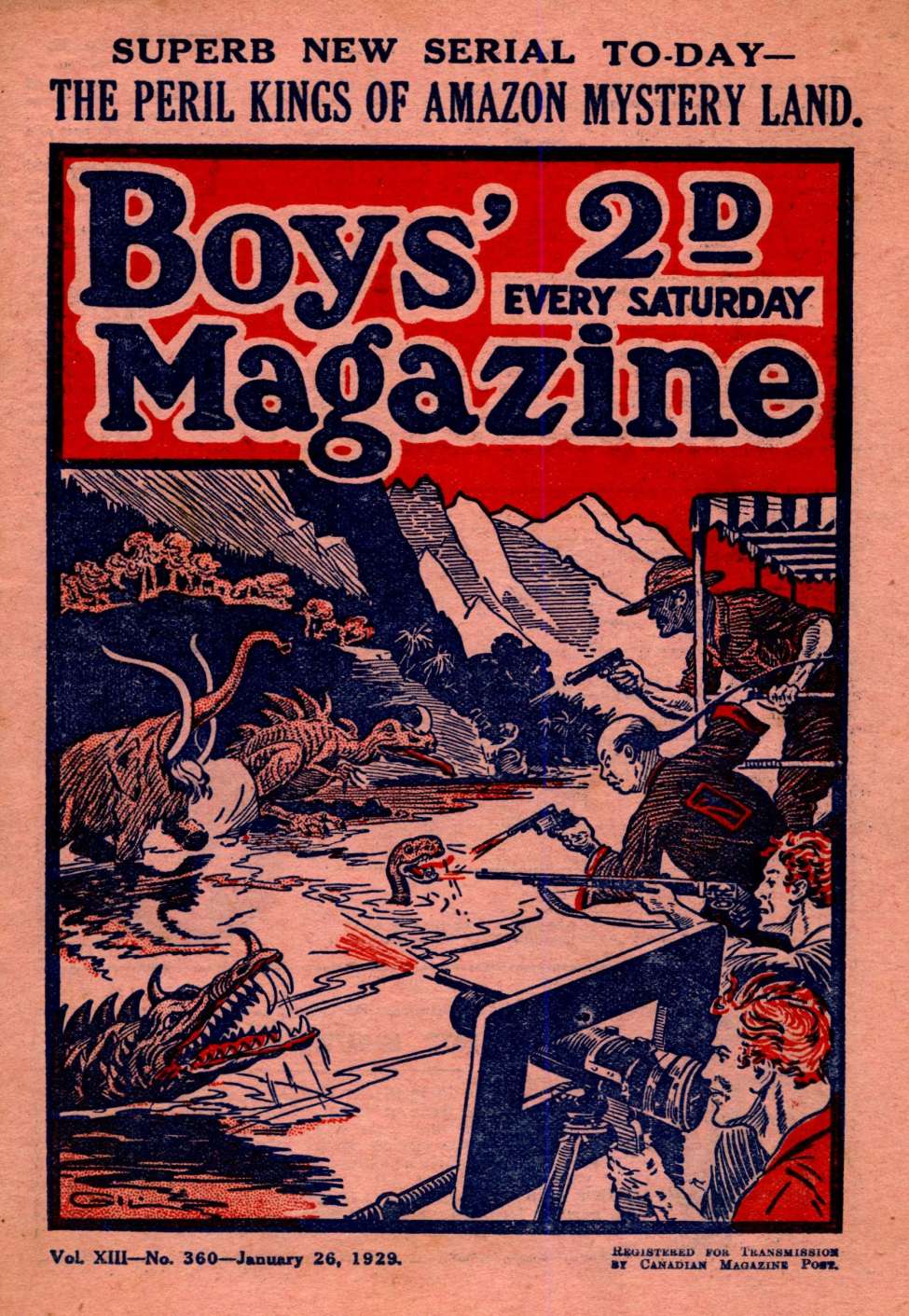 Book Cover For Boys' Magazine 360