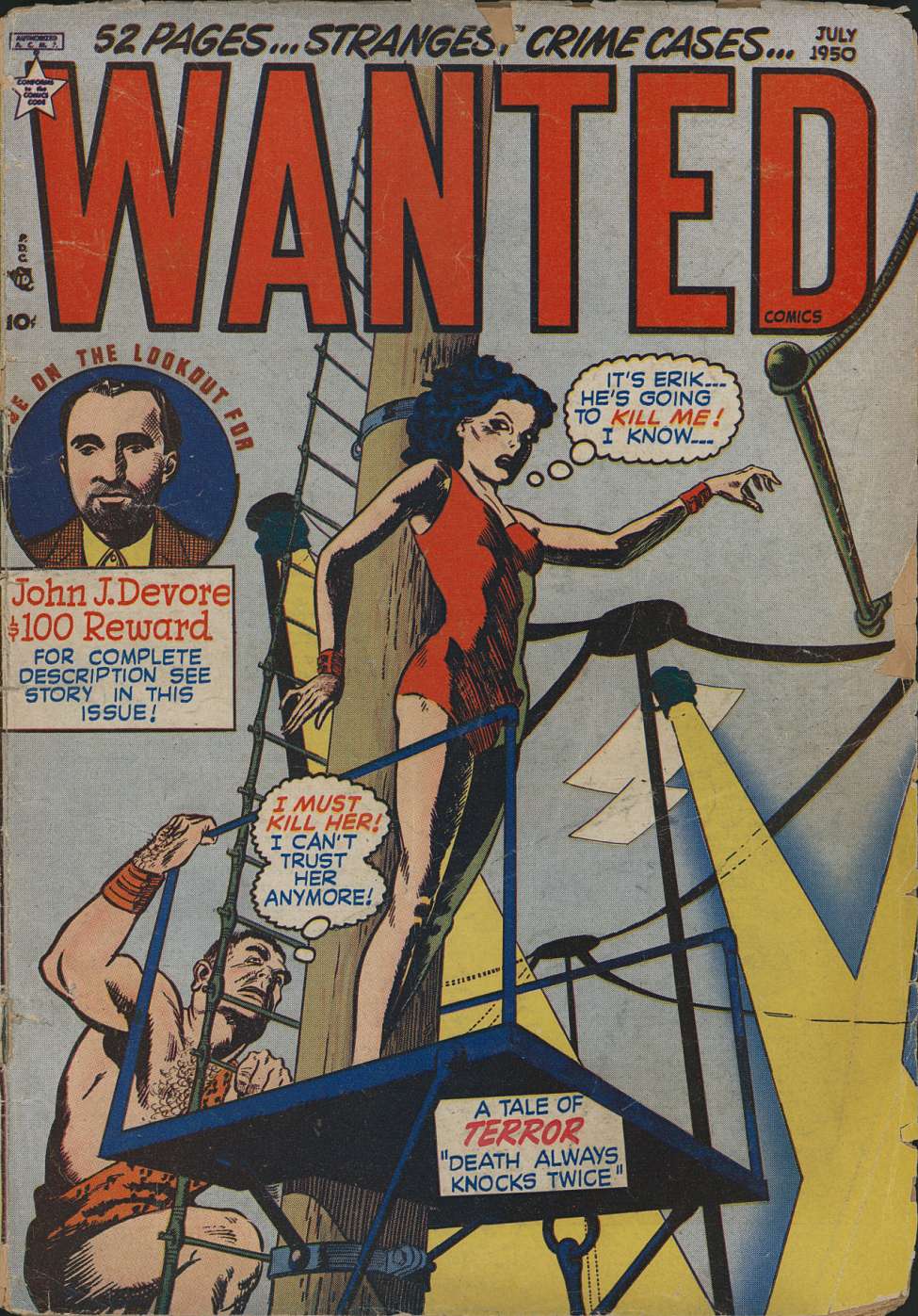 Comic Book Cover For Wanted Comics 27 - Version 1