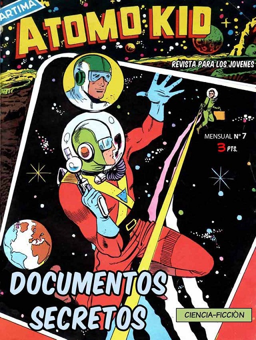 Comic Book Cover For Atomo Kid 7 Documentos secretos