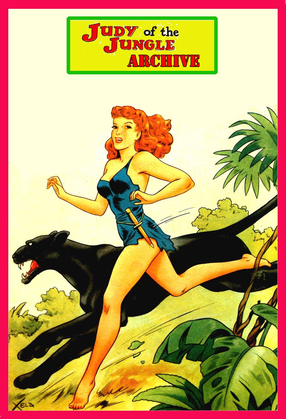 Book Cover For Judy Of The Jungle Archive