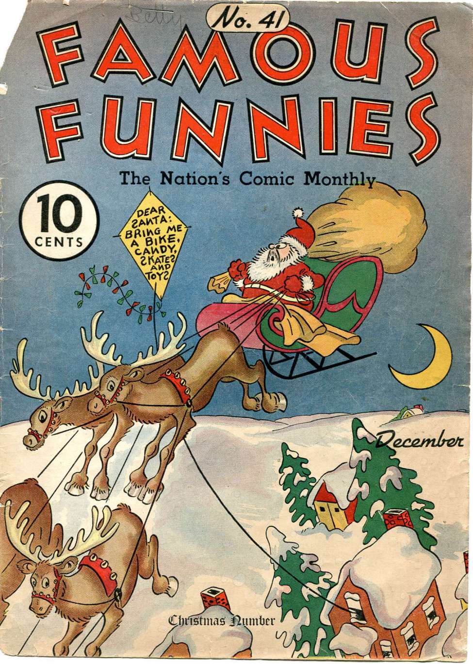 Comic Book Cover For Famous Funnies 41