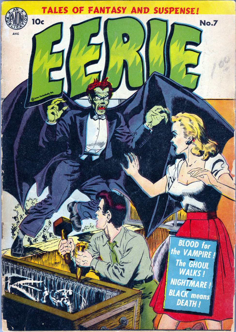 Comic Book Cover For Eerie 7 - Version 1