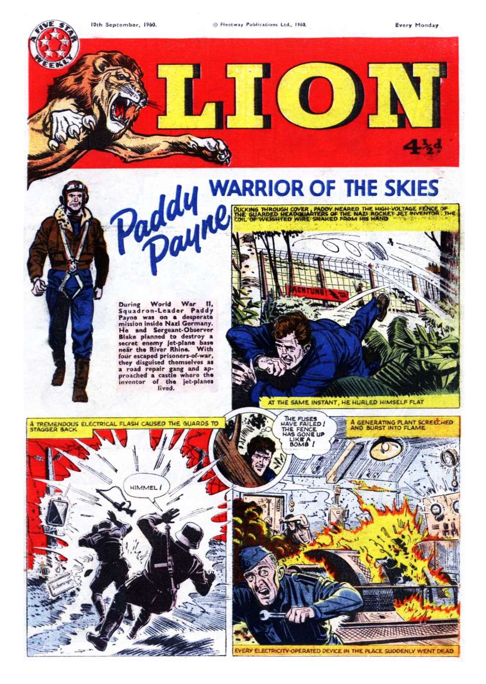 Comic Book Cover For Lion 440