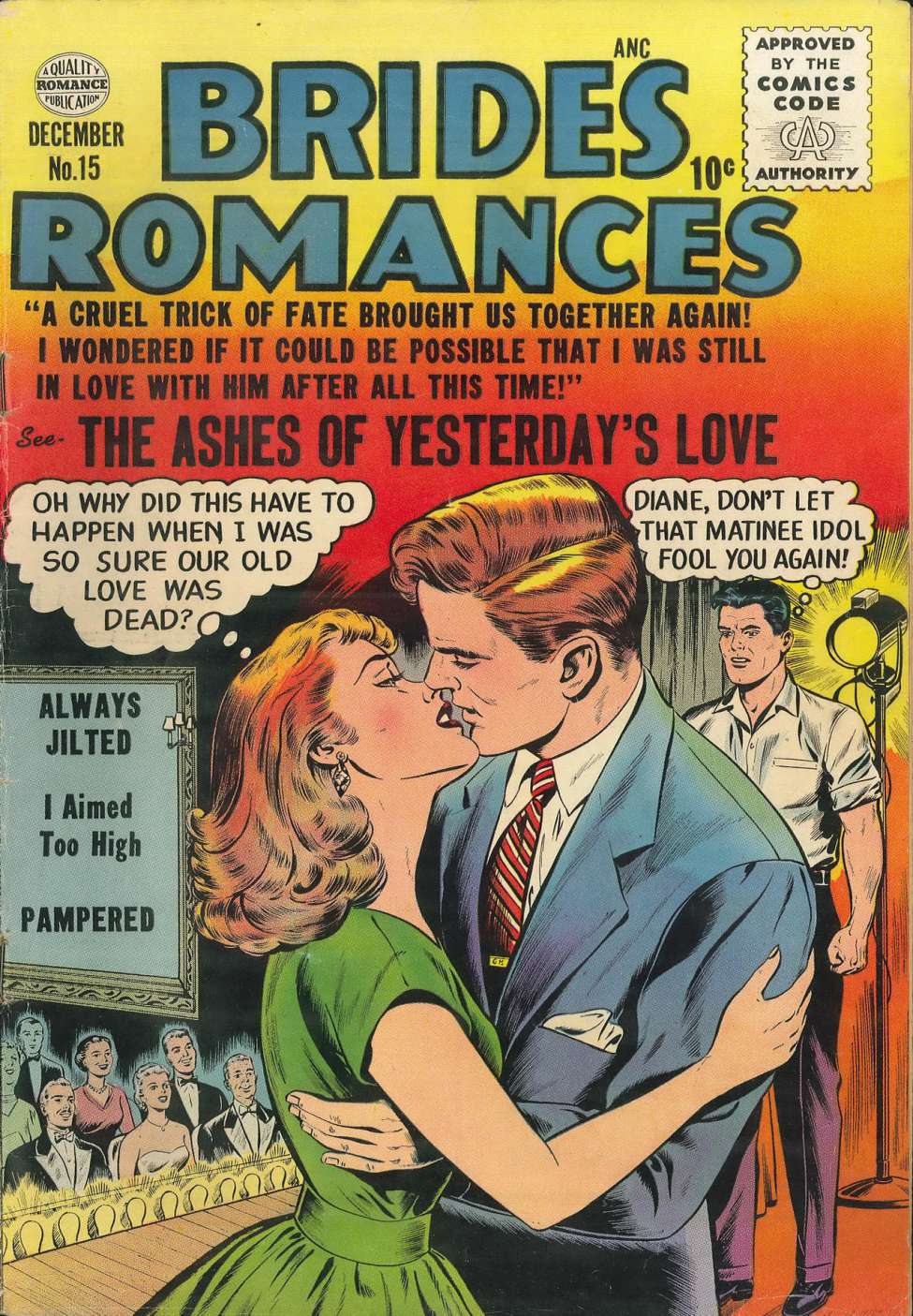 Comic Book Cover For Brides Romances 15
