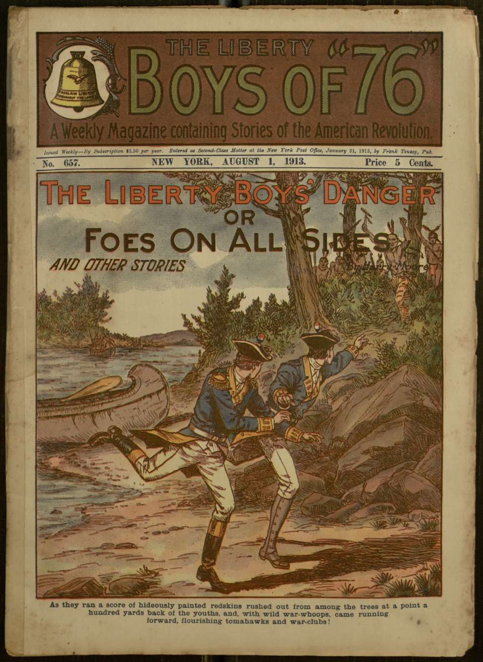 Book Cover For The Liberty Boys of 76 657 - The Liberty Boys' Danger