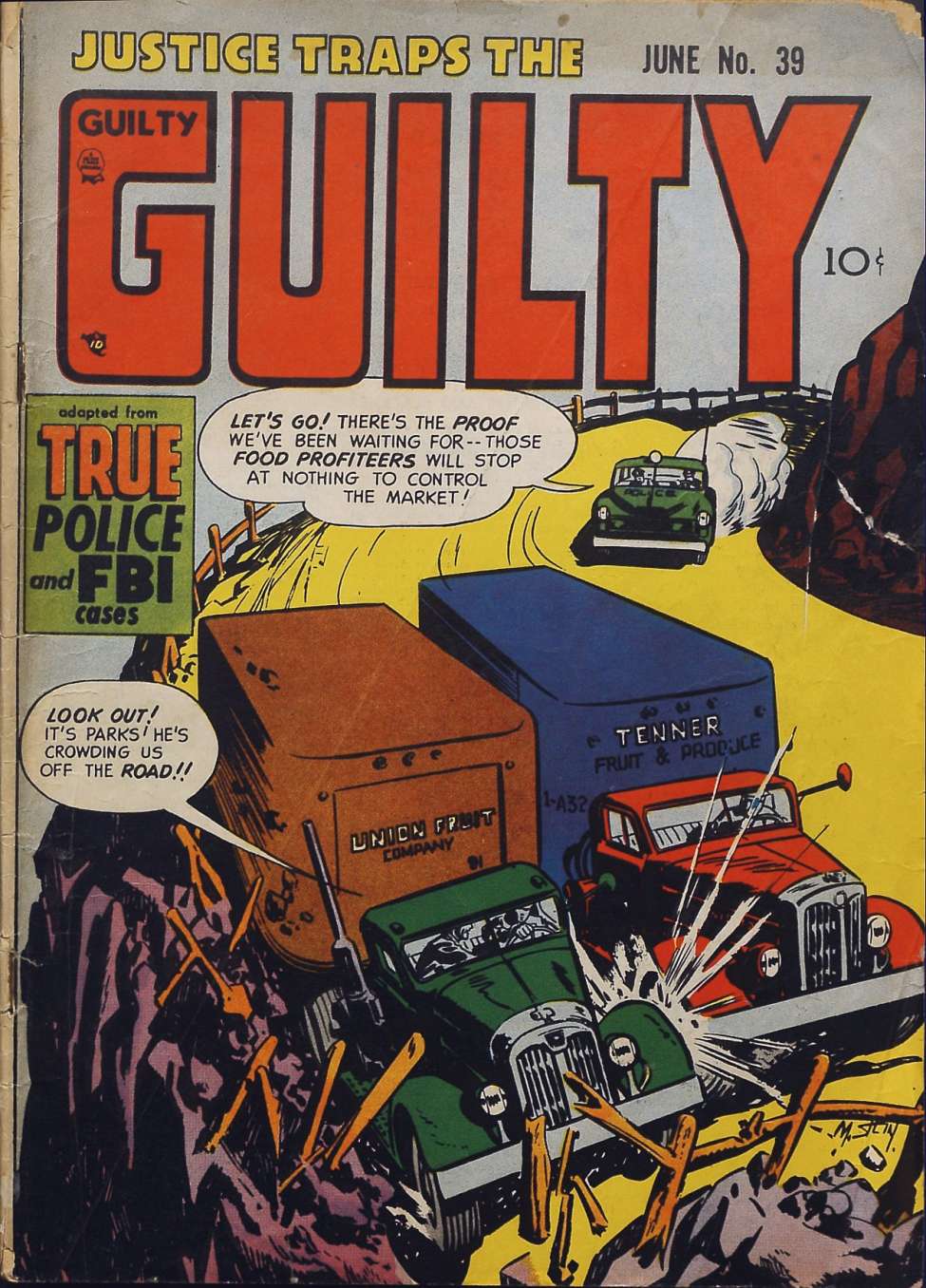 Comic Book Cover For Justice Traps the Guilty 39