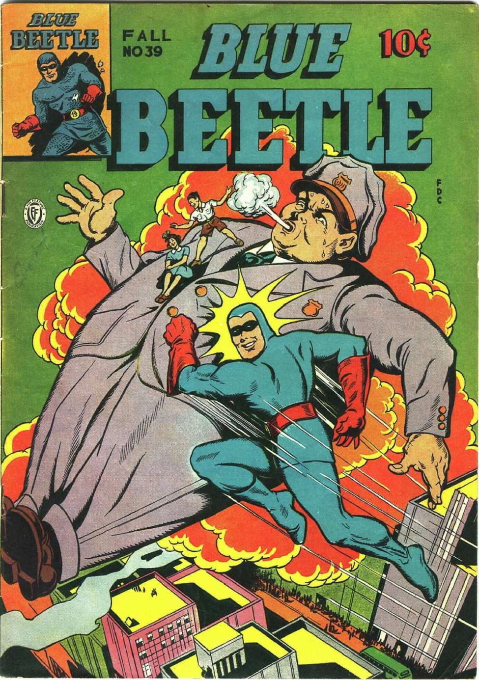 Book Cover For Blue Beetle 39
