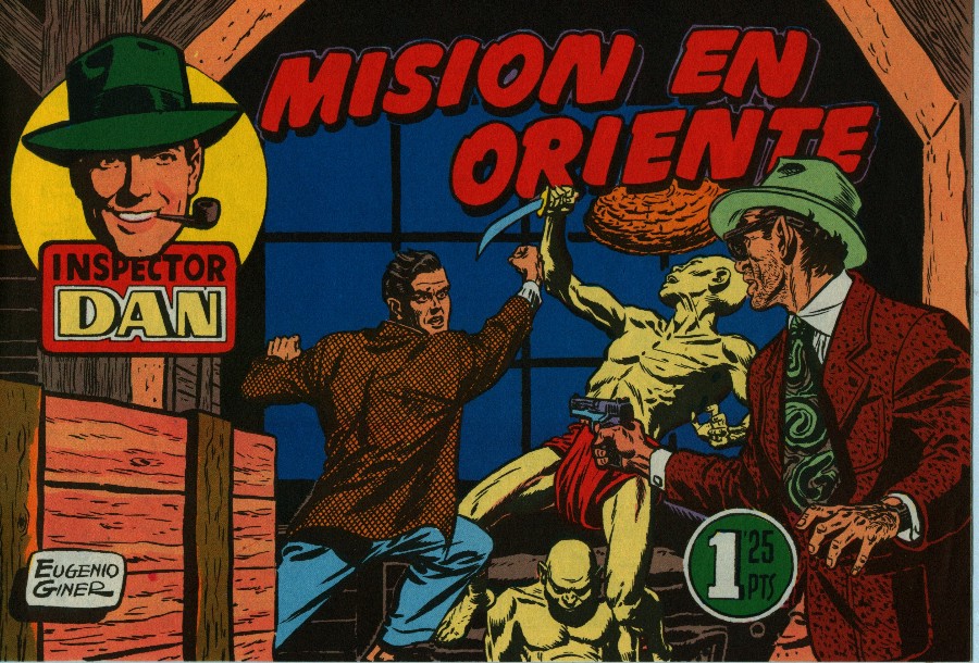 Comic Book Cover For Inspector Dan 43 - Misión en Oriente
