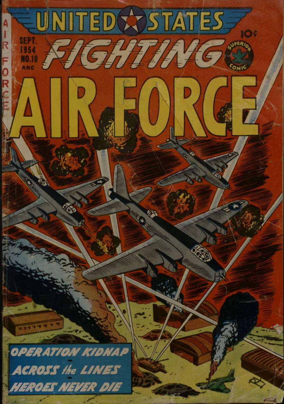 Comic Book Cover For U.S. Fighting Air Force 10