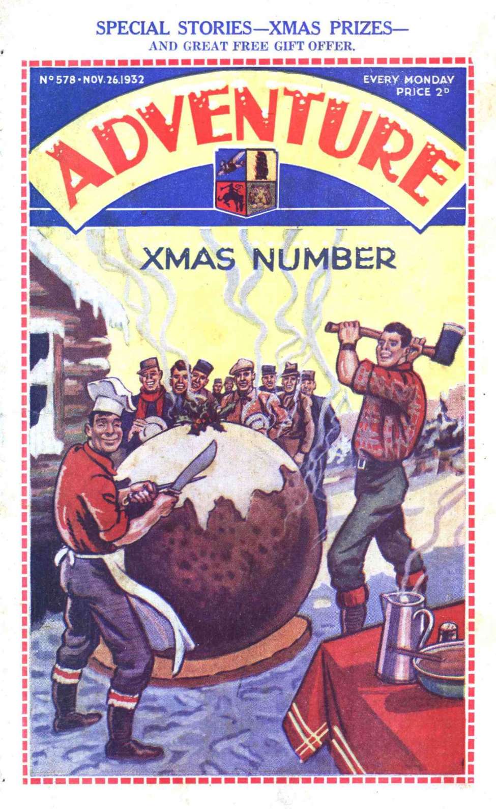 Comic Book Cover For Adventure 578