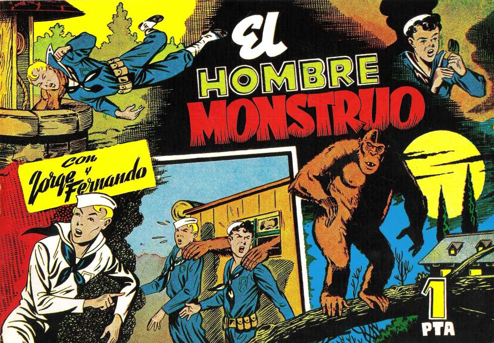 Comic Book Cover For Jorge y Fernando 82 - El Hombre Monstruo