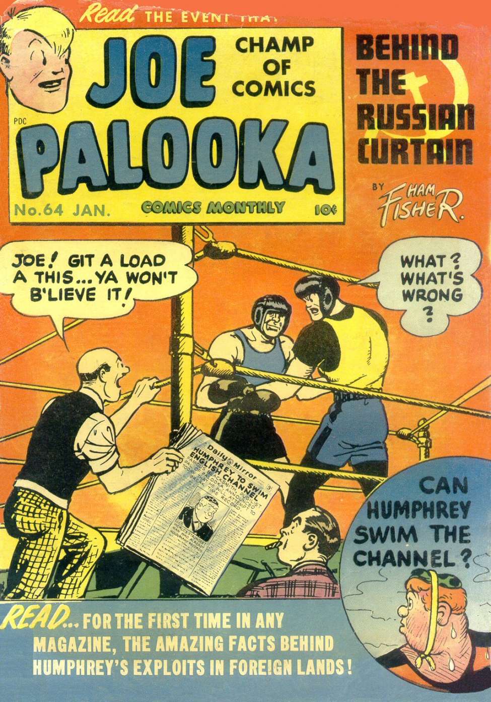 Book Cover For Joe Palooka Comics 64