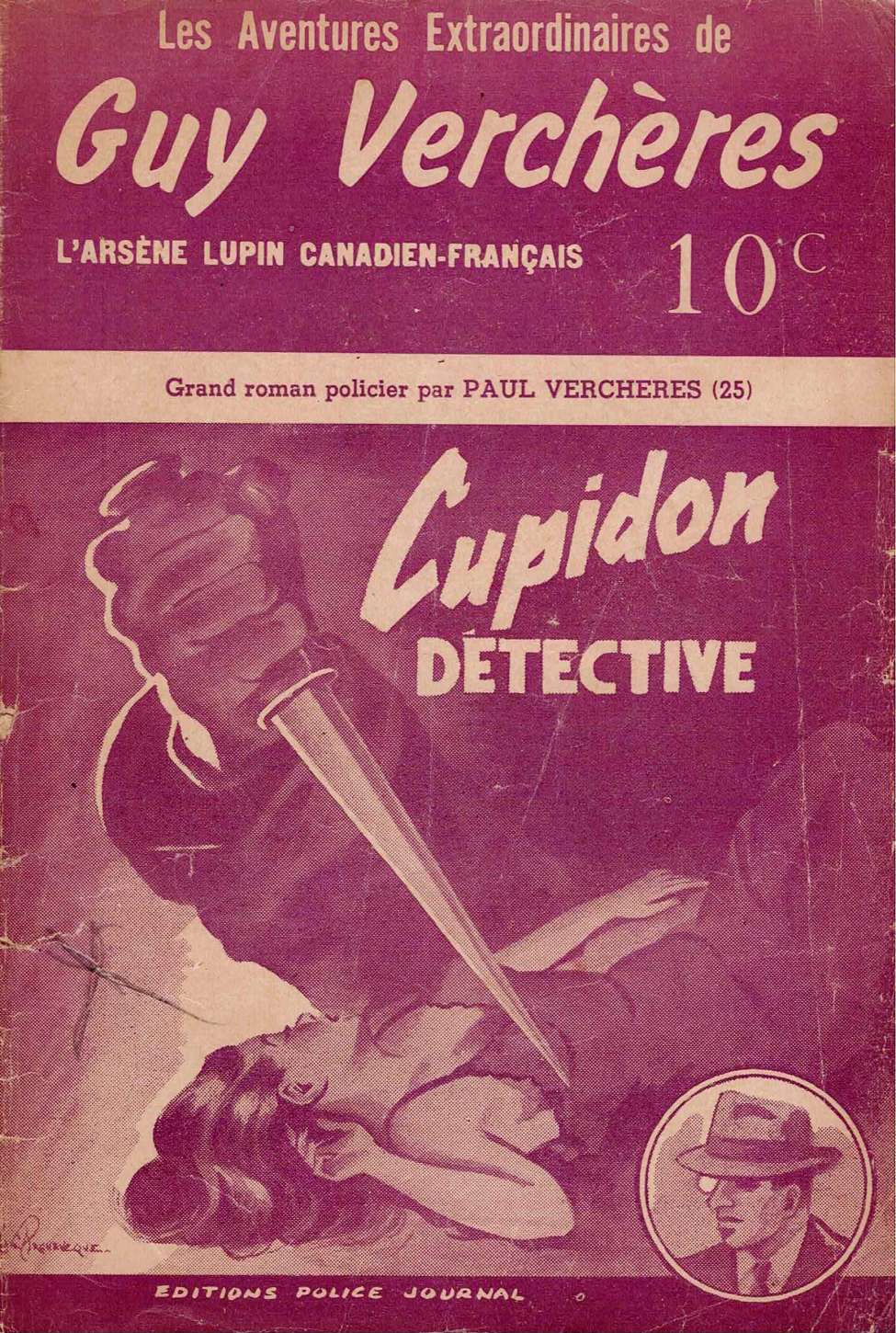 Book Cover For Guy-Vercheres v2 25 - Cupidon détective