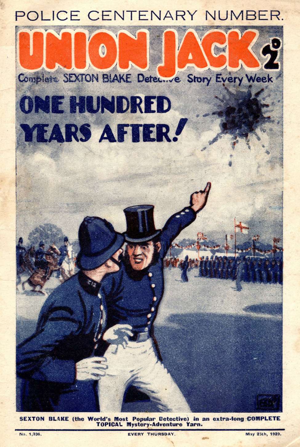 Comic Book Cover For Union Jack 1336 - One Hundred Years After