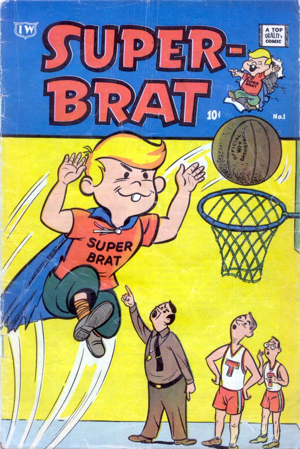 Comic Book Cover For Super Brat 1
