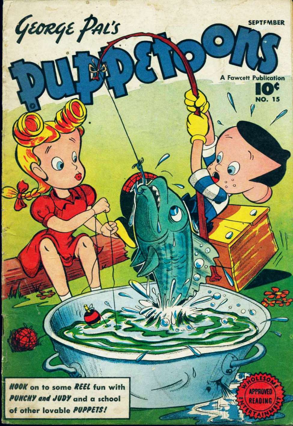 Comic Book Cover For George Pal's Puppetoons 15