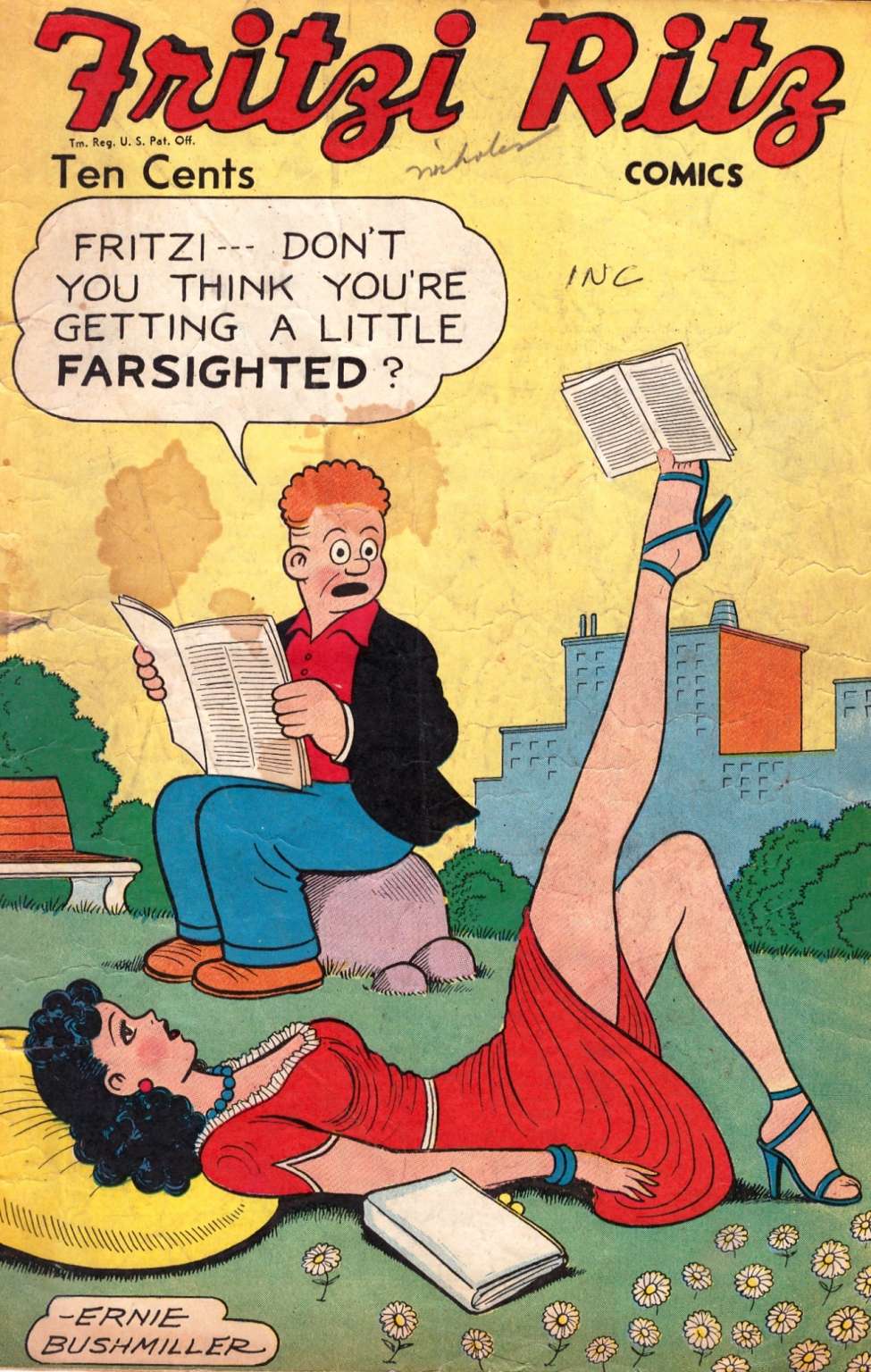 Comic Book Cover For Fritzi Ritz Fall Special Issue
