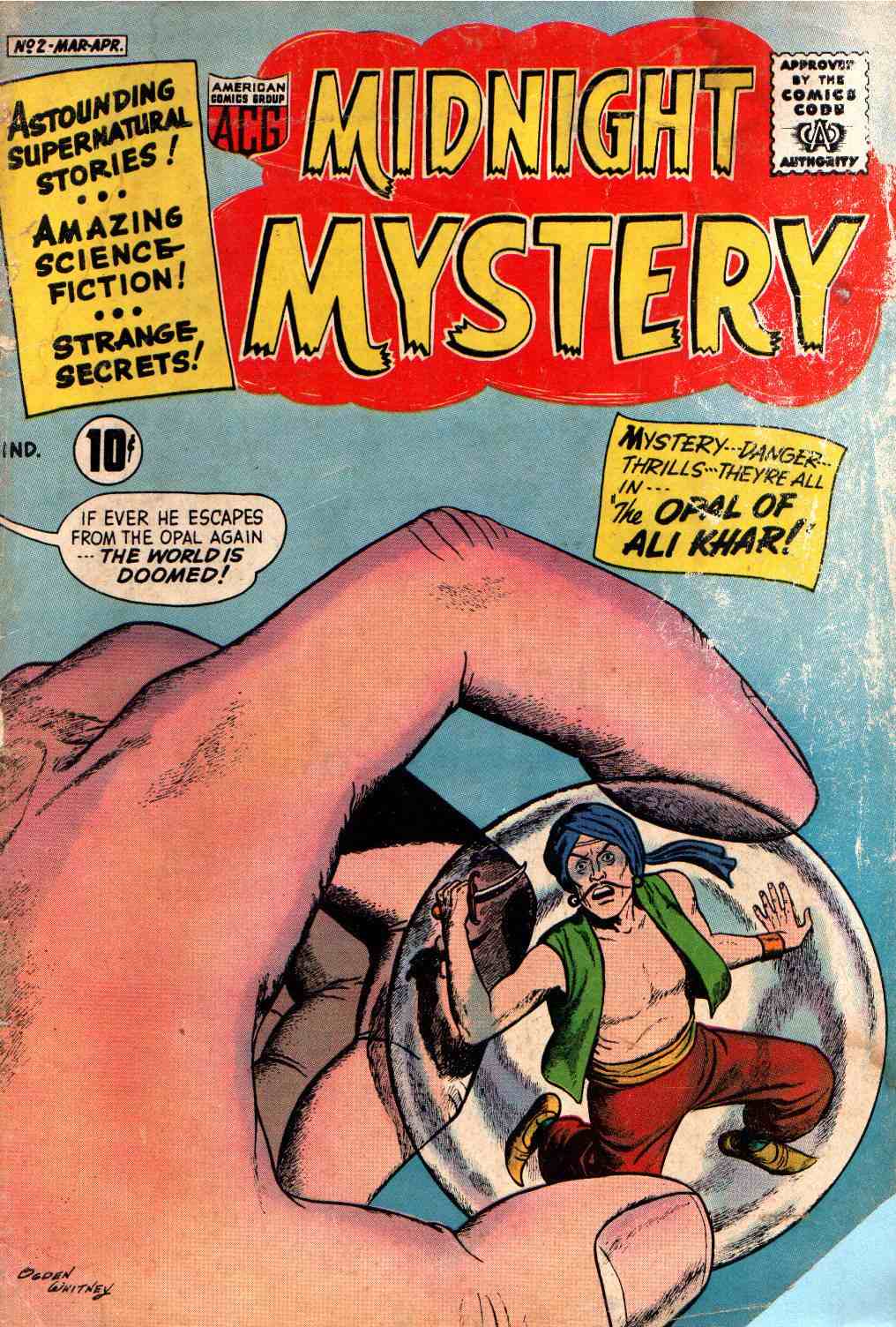 Comic Book Cover For Midnight Mystery 2