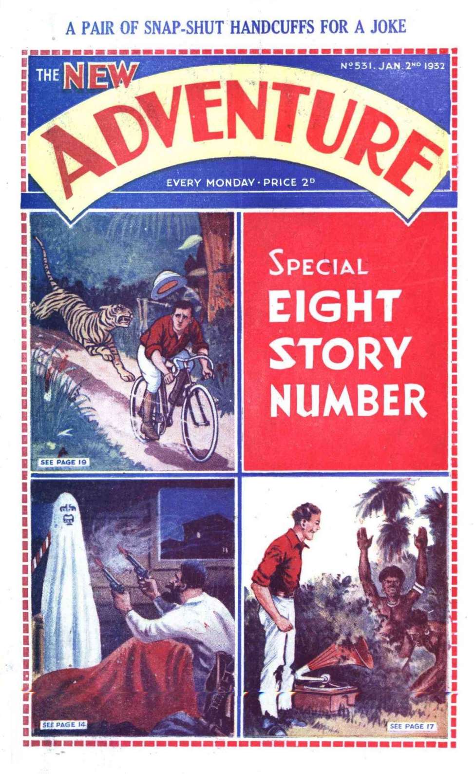 Comic Book Cover For Adventure 531