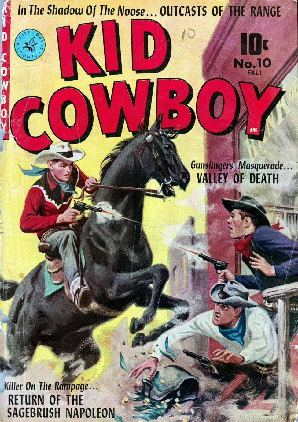Comic Book Cover For Kid Cowboy 10 (alt) - Version 2