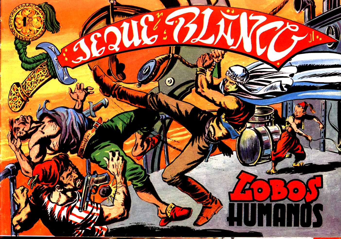 Comic Book Cover For Jeque Blanco 2 - Lobos Humanos
