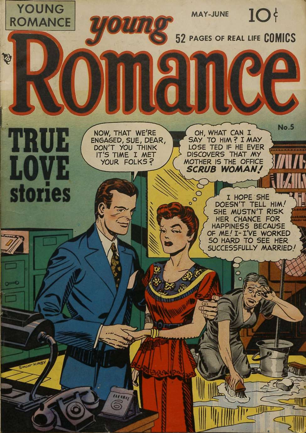 Comic Book Cover For Young Romance 5