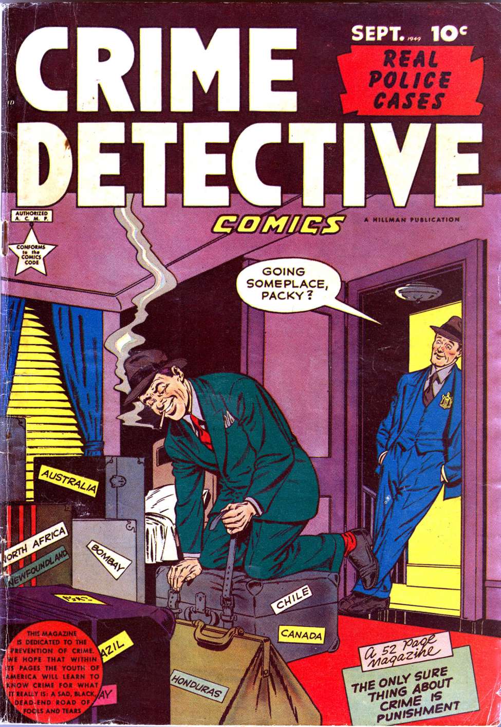 Comic Book Cover For Crime Detective Comics v1 10