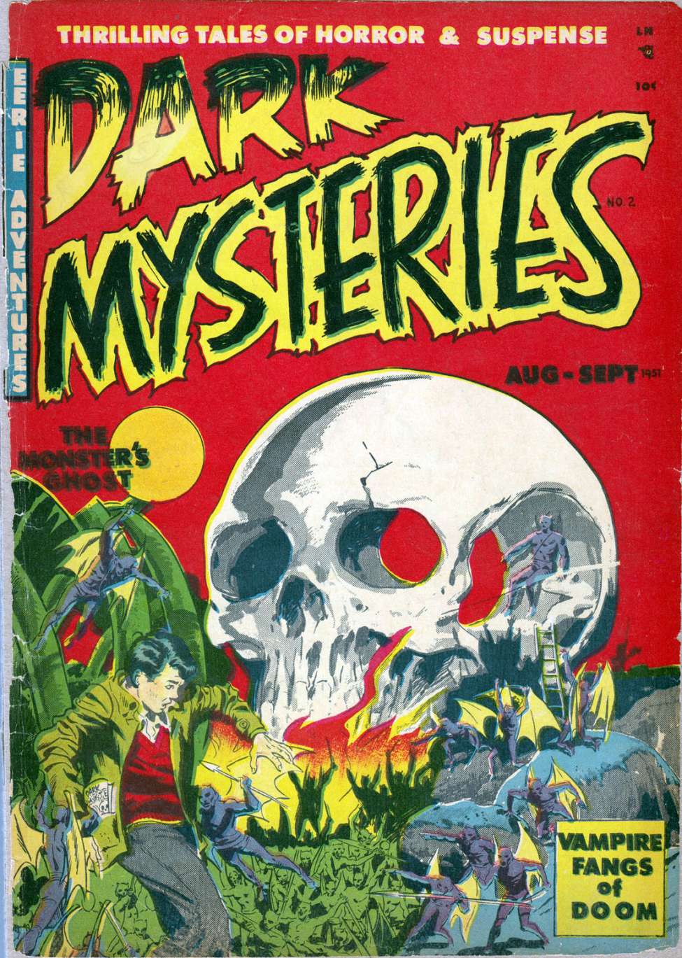 Comic Book Cover For Dark Mysteries 2