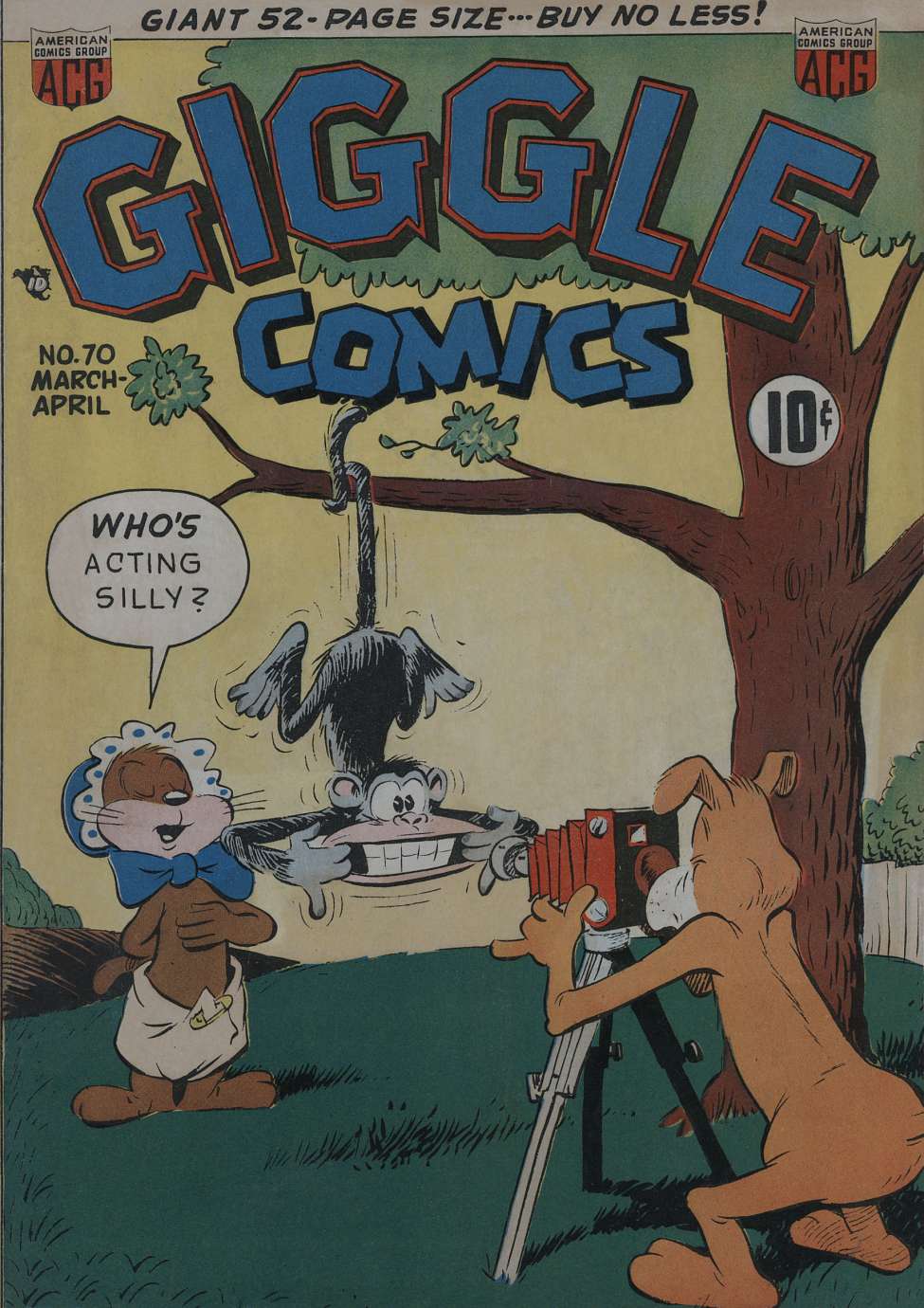 Book Cover For Giggle Comics 70 - Version 1