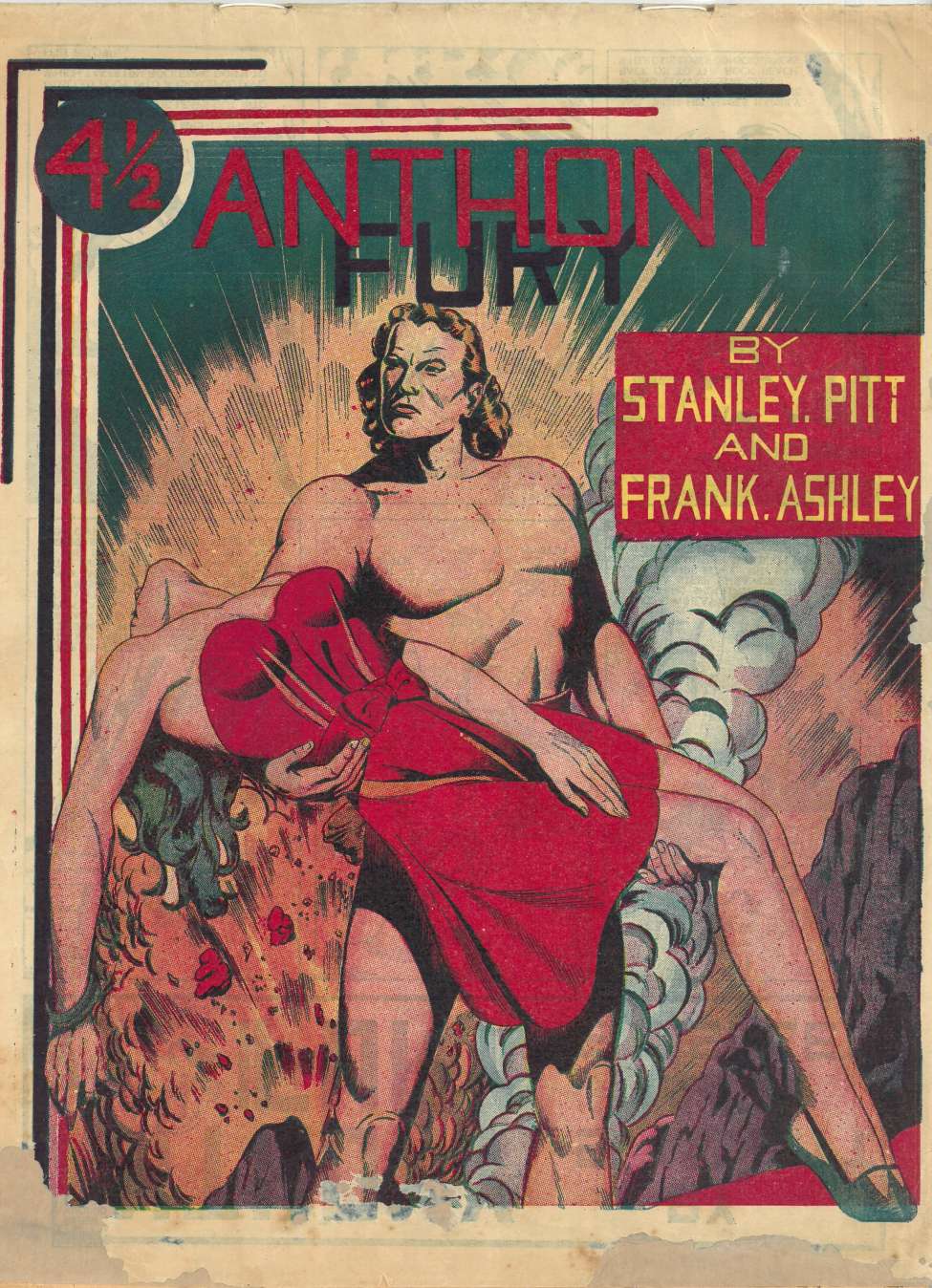 Comic Book Cover For Anthony Fury