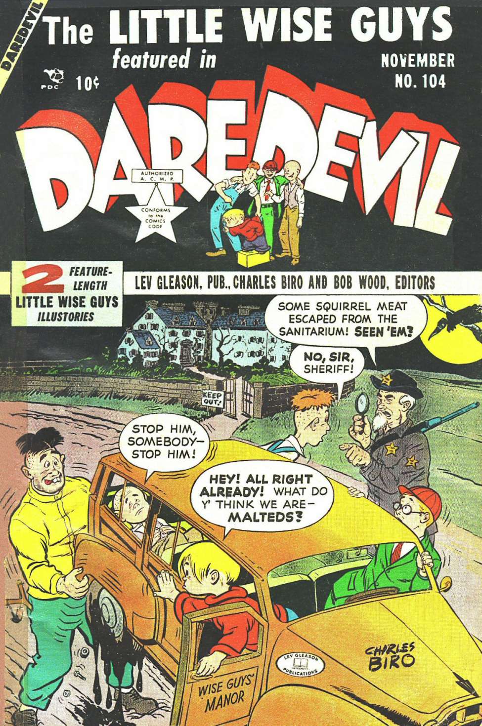 Comic Book Cover For Daredevil Comics 104