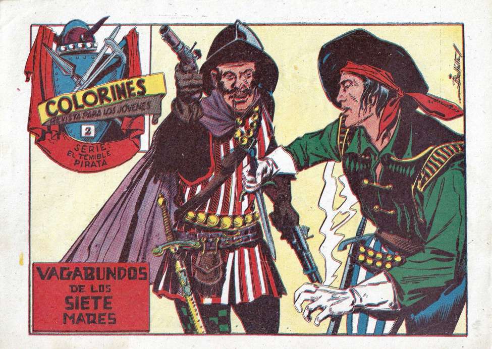 Comic Book Cover For El Temible Pirata 2 - Vagabundos De Los Siete Mares
