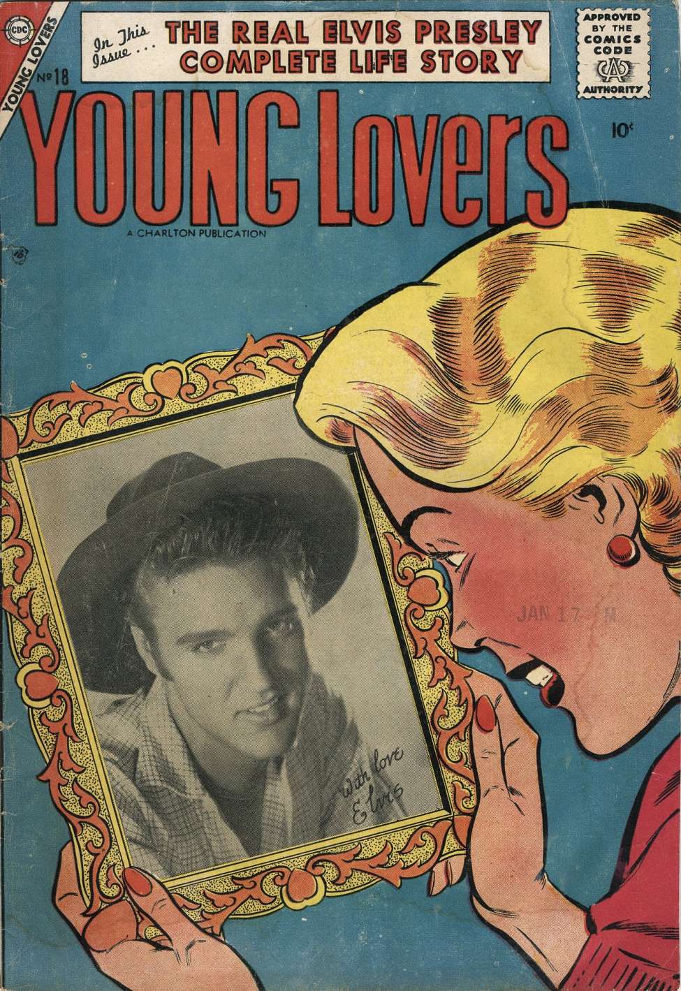 Comic Book Cover For Young Lovers 18