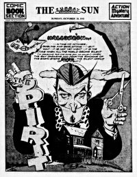 Large Thumbnail For The Spirit (1941-10-26) - Baltimore Sun (b/w)