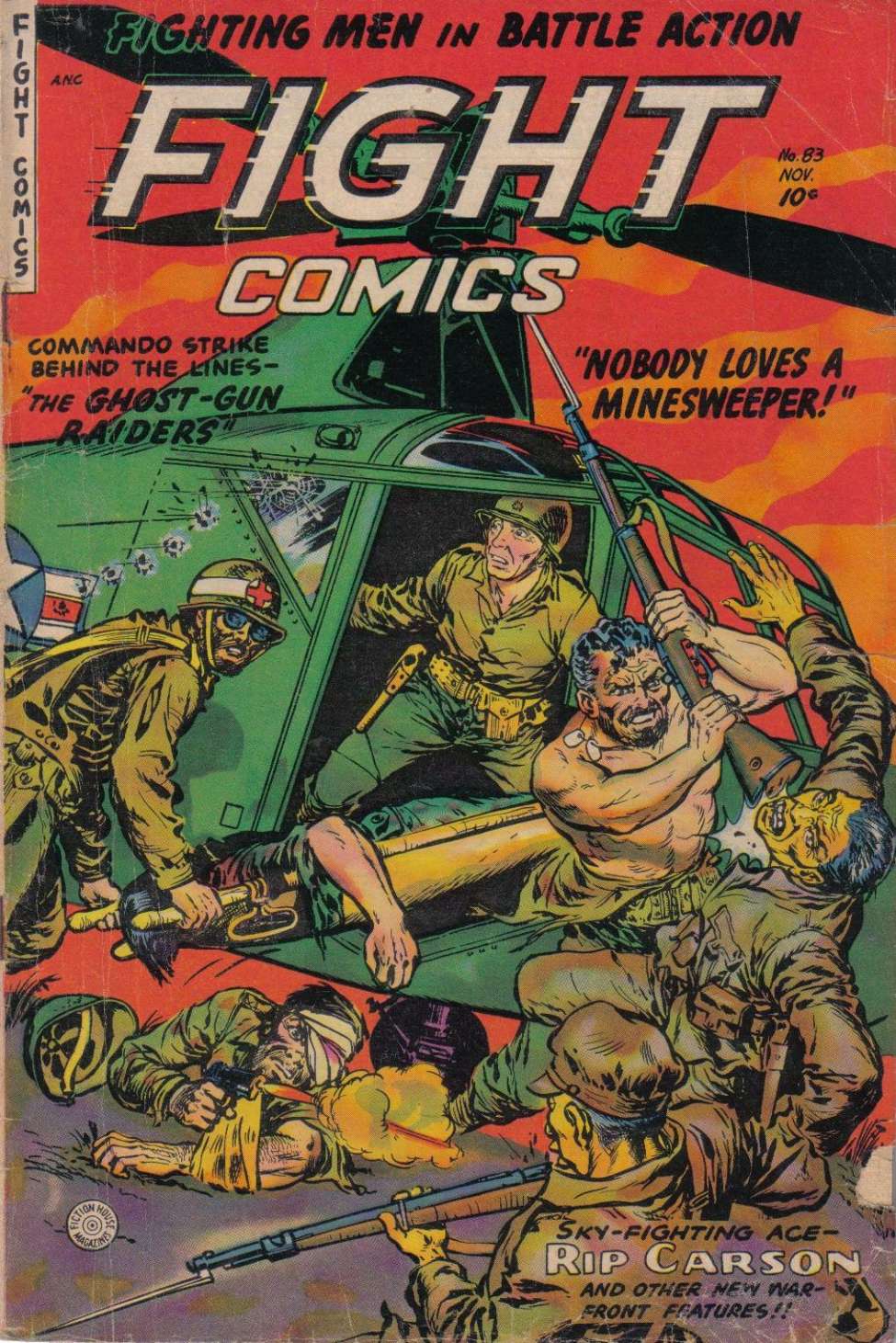Comic Book Cover For Fight Comics 83 - Version 1