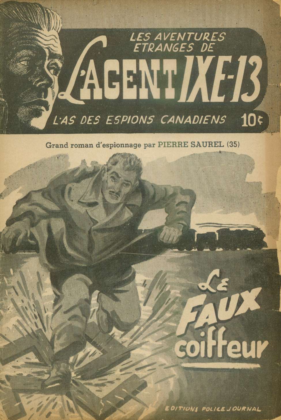 Comic Book Cover For L'Agent IXE-13 v2 35 - Le faux coiffeur