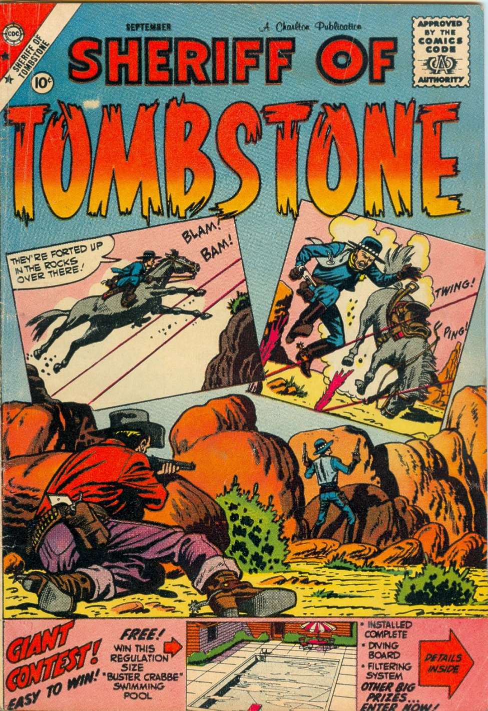 Comic Book Cover For Sheriff of Tombstone 5